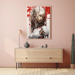 Cybernetic Elegance Poster