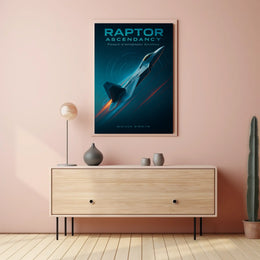Raptor Ascendancy Poster Elevates Aviation Enthusiasts
