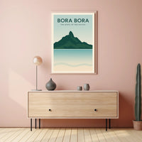 Bora Bora Vintage Travel Poster Masterpiece PosterGoat