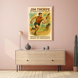 Jim Thorpe Legendary Athlete Jim Thorpe Poster