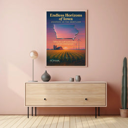 Endless Horizons of Iowa Poster