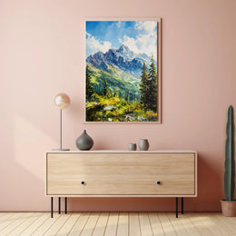Slovakia High Tatras Mountain Landscape Scenic Poster