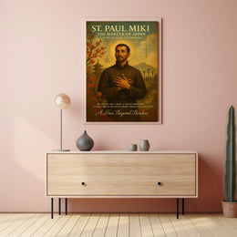 St. Paul Miki The Martyr of Japan Poster