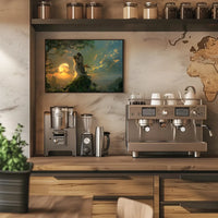 Romantic Fantasy Couple on Enchanted Hilltop Poster
