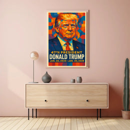 Donald Trump 47th President Poster