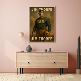Jim Thorpe Athletic Legend Poster