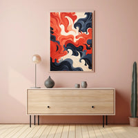 Swirling Colors Of Expression Poster