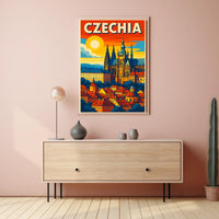Czechia Travel Poster