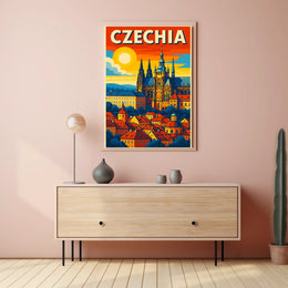 Czechia Travel Poster