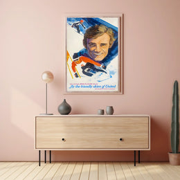 Jean-Claude Killy Fly The Friendly Poster