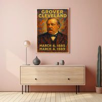 Grover Cleveland 22Nd And 24Th Poster