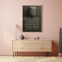 Donald Trump 47th President Poster