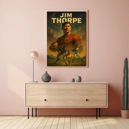 Jim Thorpe Legendary Athlete Poster