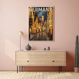 Charming Streets of Germany Poster