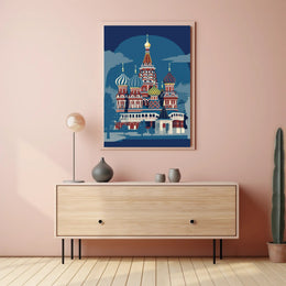 Vibrant Eastern European Architecture Poster