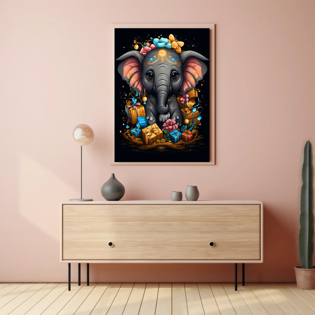 Enchanted Elephant Celebration Poster
