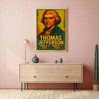 Thomas Jefferson Vintage Patriotic Collector Poster