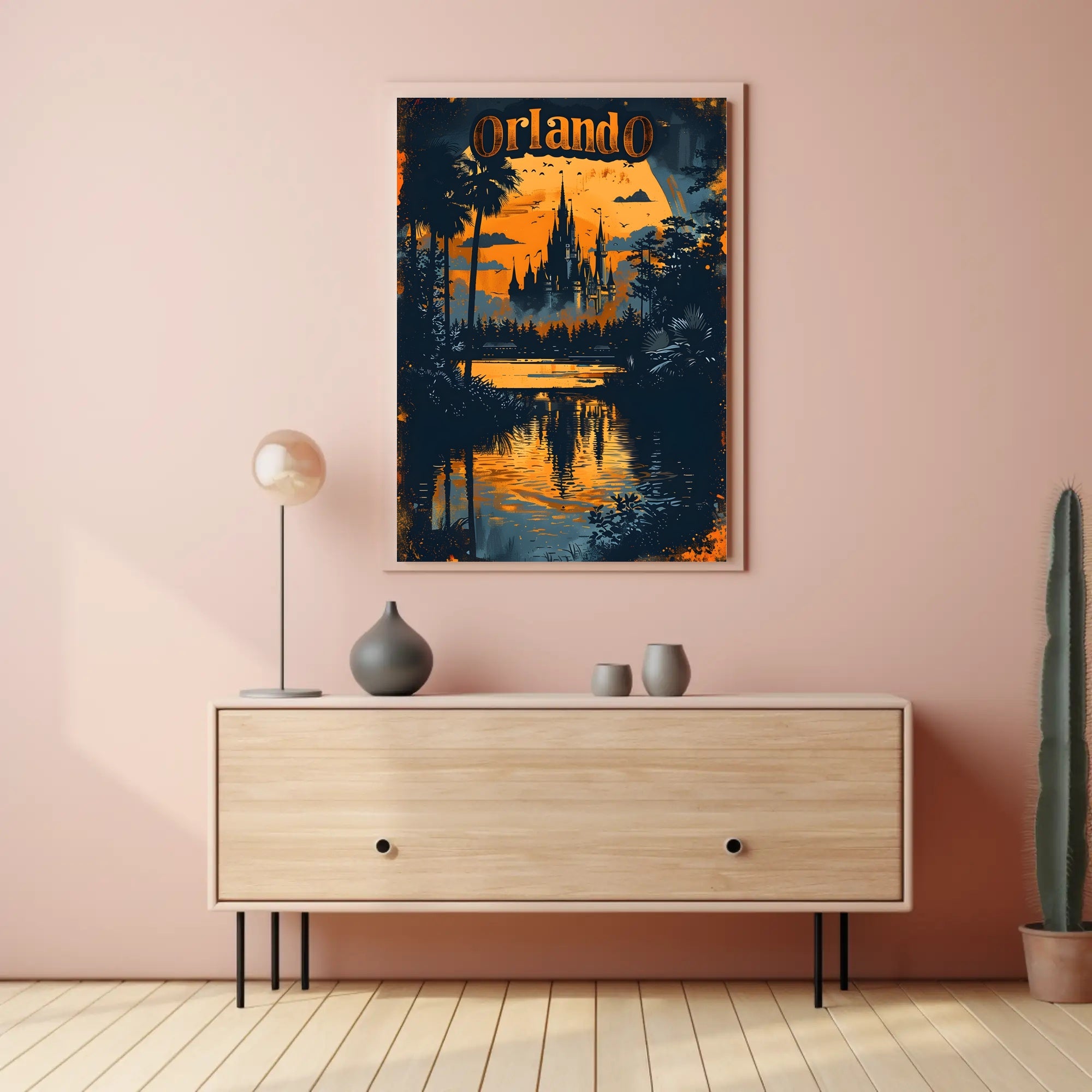 Orlando at Dusk Poster