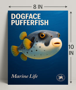 Dogface Pufferfish Poster PosterGoat