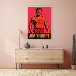 Jim Thorpe Athletic Legend Poster