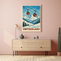 Switzerland Alpine Adventure Poster