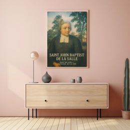 Saint John Baptist De La Salle Poster