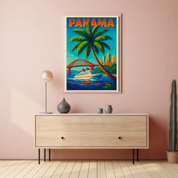 Panama Travel Poster