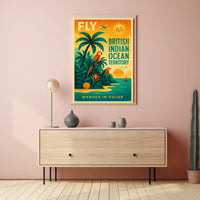 Fly to the British Indian Ocean Territory Poster