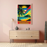 Antigua And Barbuda Paradise Poster