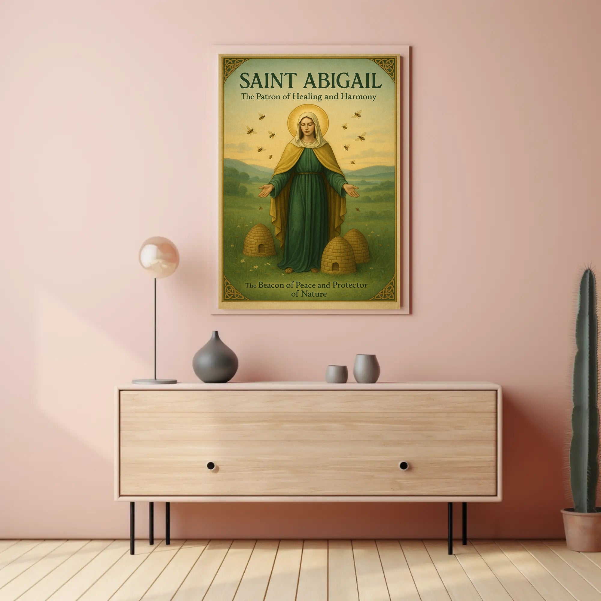 Saint Abigail The Patron of Healing and Harmony Poster PosterGoat