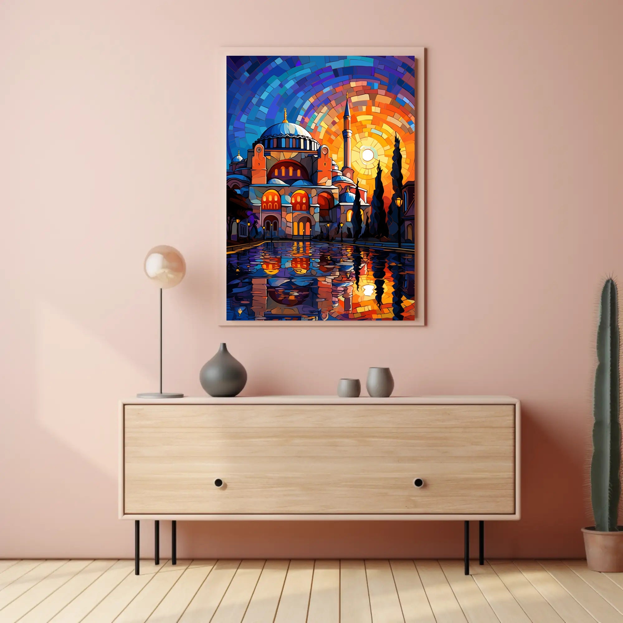 Radiant Reflections Of Architecture Poster