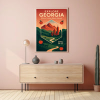Explore Georgia Where Urban Meets Poster