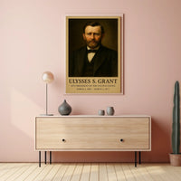Ulysses S. Grant Historical Leadership Presidential Poster