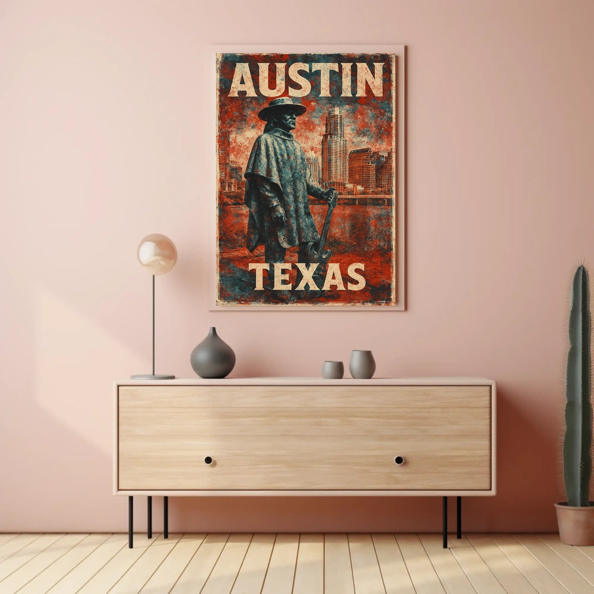 Austin, Texas Tribute Poster
