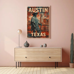Austin, Texas Tribute Poster