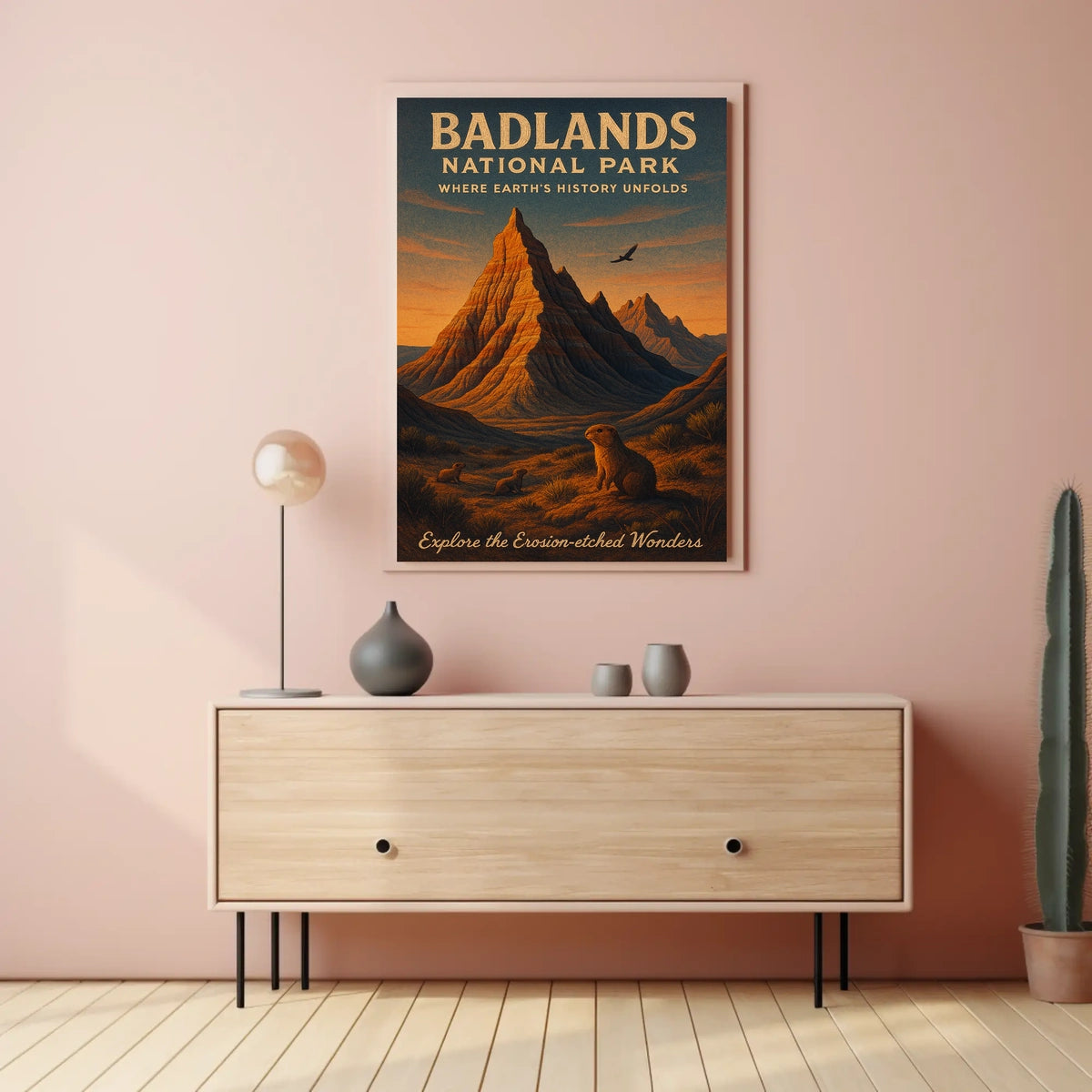 Badlands National Park Poster