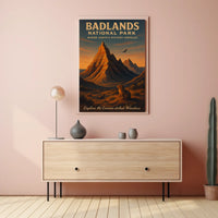 Badlands National Park Poster
