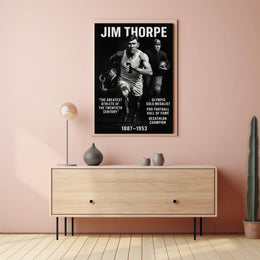 Jim Thorpe Celebrating a Legendary Athlete Jim Thorpe Poster