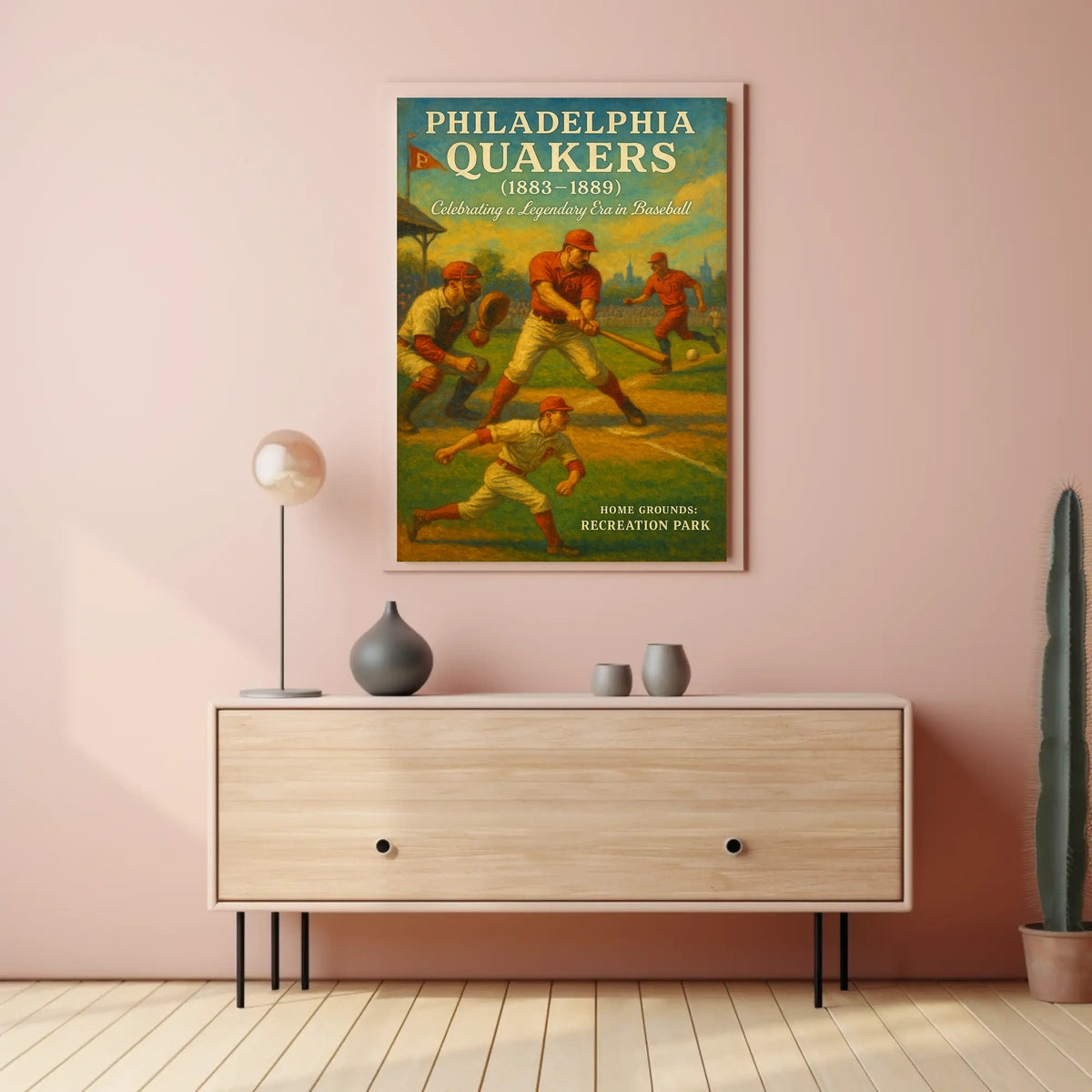 Philadelphia Quakers Celebrating A Poster