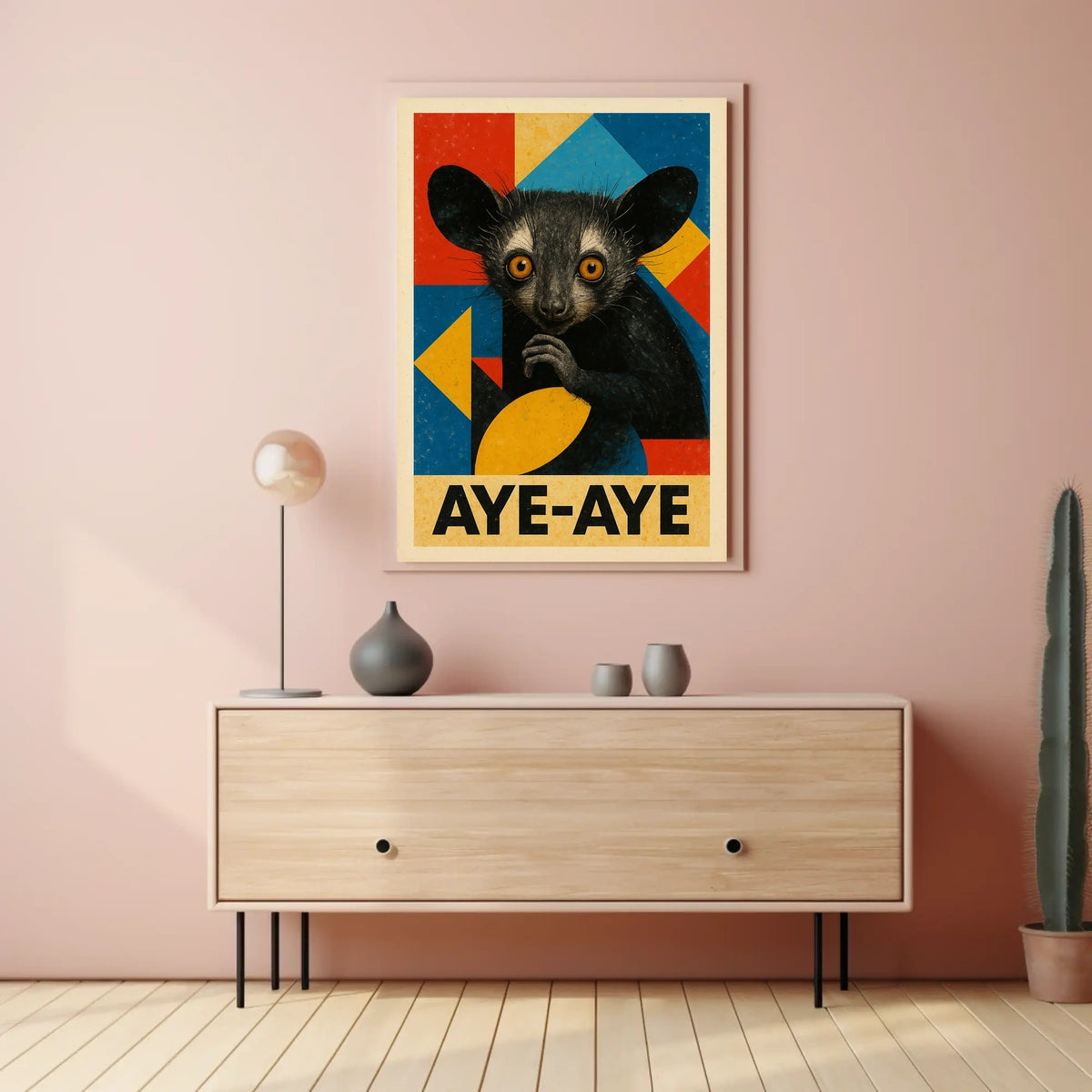 Aye-Aye Art Poster