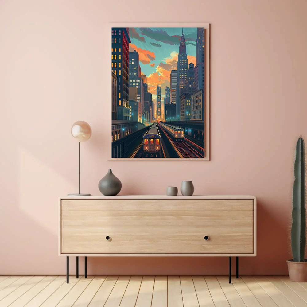 Minimalist Typography "my i!" Art Poster