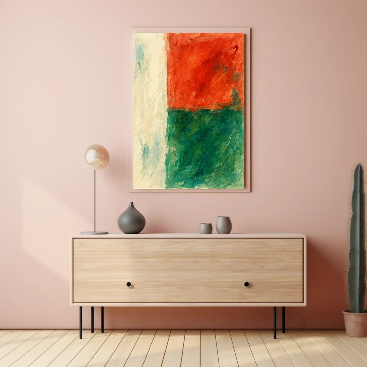 Abstract Color Composition Abstract Poster