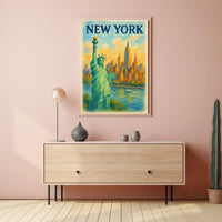 New York Cityscape Poster