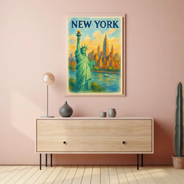 New York Cityscape Poster