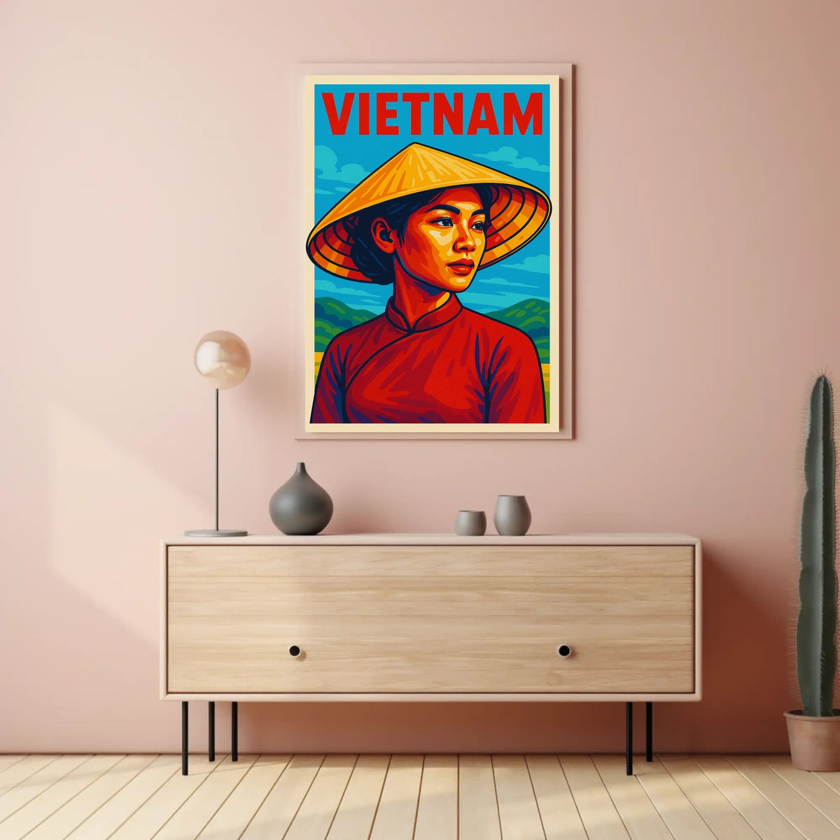 Vietnam Cultural Portrait Poster