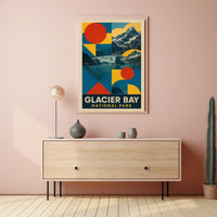 Glacier Bay National Park Scenic Print National Park Poster