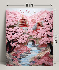 Cherry Blossom Serenity Poster