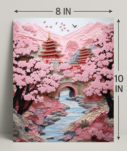 Cherry Blossom Serenity Poster