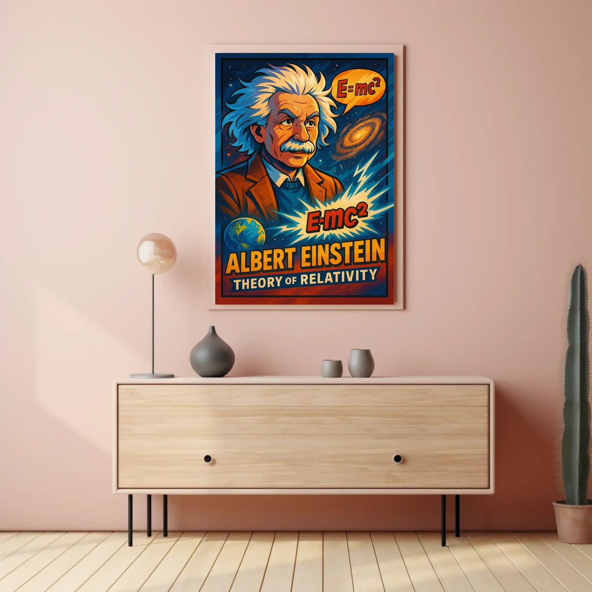 Albert Einstein Theory Of Relativity Poster