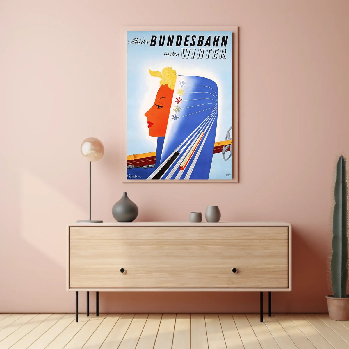 Journey With The Bundesbahn Into Winter Poster